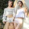High-waisted pure cotton underwear for women, cross-border printed, large-sized, tight-fitting, European and American girls' underwear, seamless women's triangular shorts Specification image